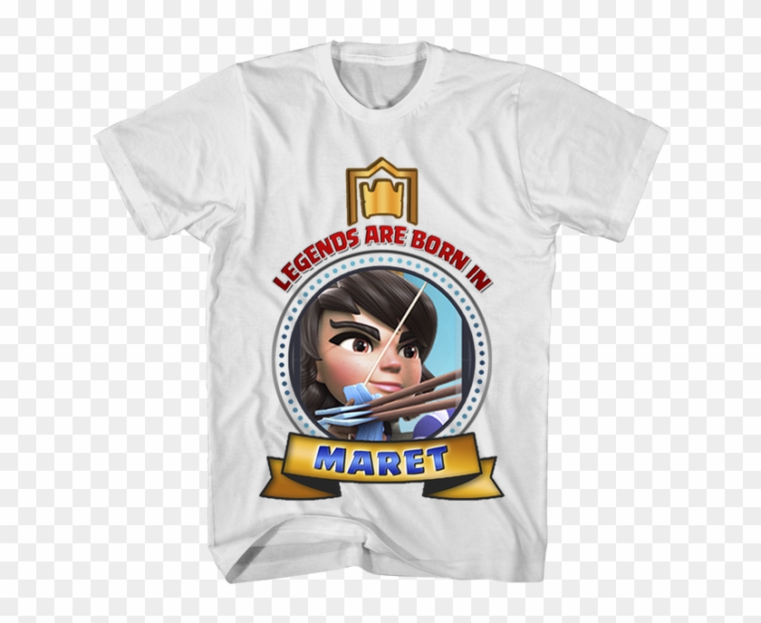 Kaos Legends Clash Royale Princess Maret - Sexy T Shirt Design Clipart #5953214