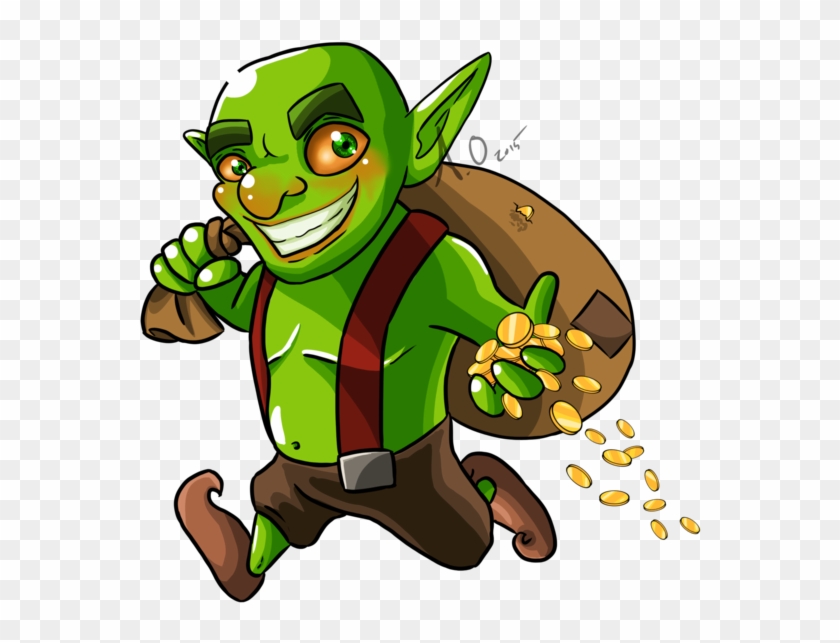 Free Download Goblin Clash Of Clans Looting Fortnite - Loot Deals Clipart