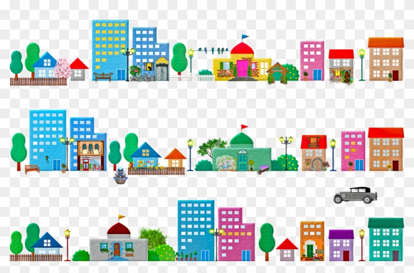 City Buildings Hotel Department Store Coffee Shop - Department Store Png Clipart