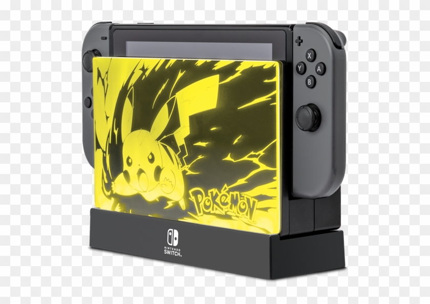 Capture Your Pokémon Light-up Dock Shield Here - Nintendo Switch Light Up Dock Shield Clipart
