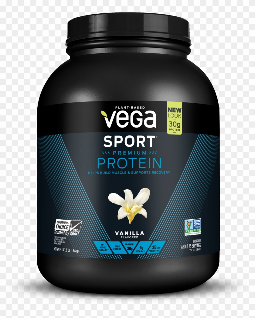 Vega Sport Vegan Protein Powder, Chocolate, 30g Protein, - Vega Sport Protein Clipart #5954120