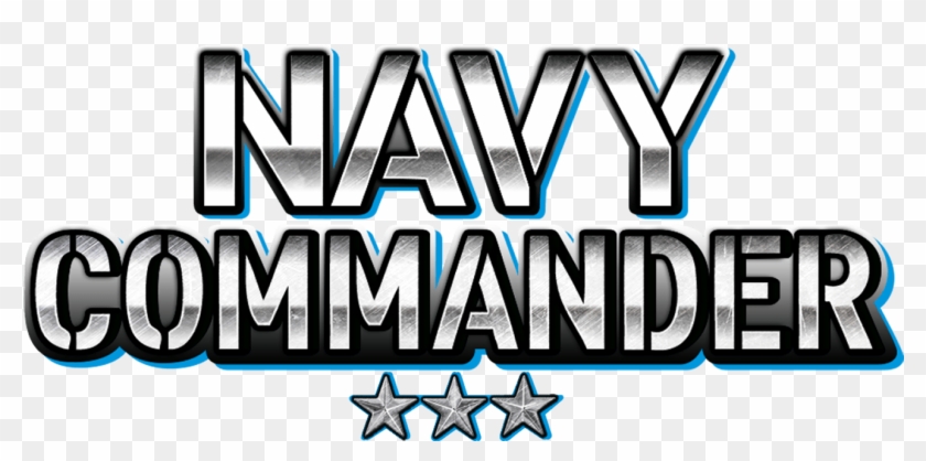 Navy Commander Logo - Majorelle Blue Clipart #5954276