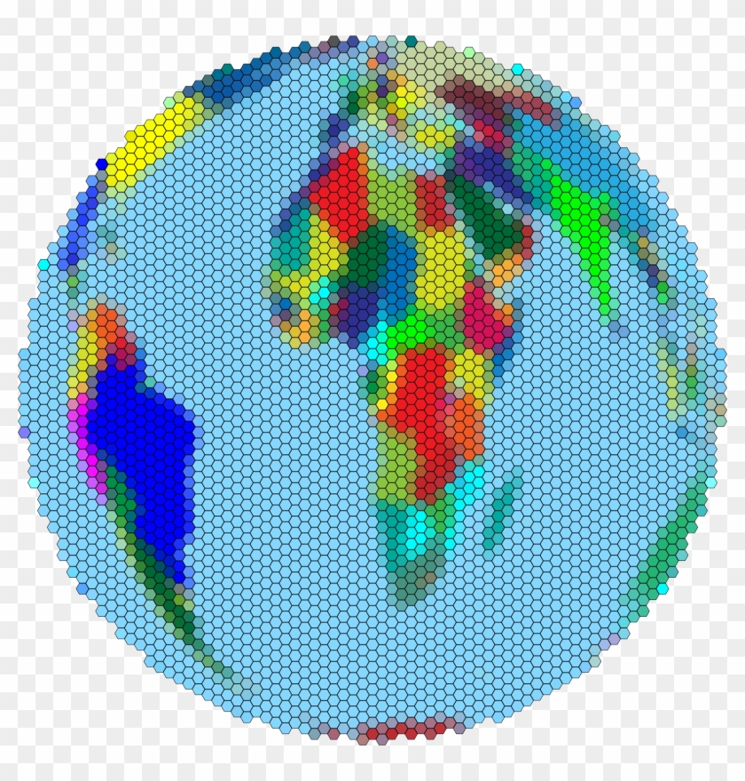 This Free Icons Png Design Of Prismatic Earth Globe - Japan Clipart #5954344