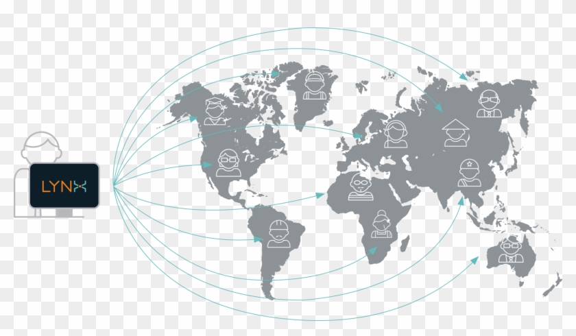 World Map Hd Image Black And White Clipart