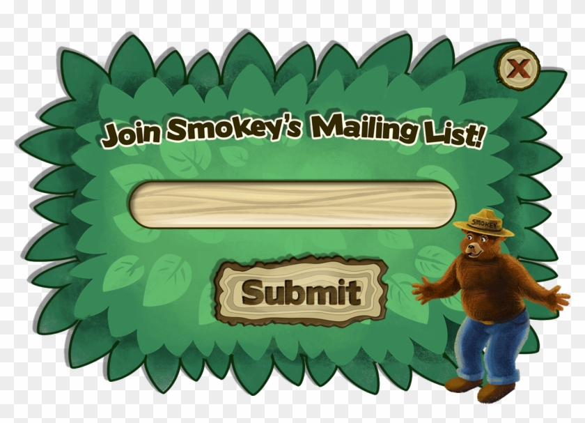 Ui Popups I Designed For The Smokey Bear Books App - Illustration Clipart #5954774