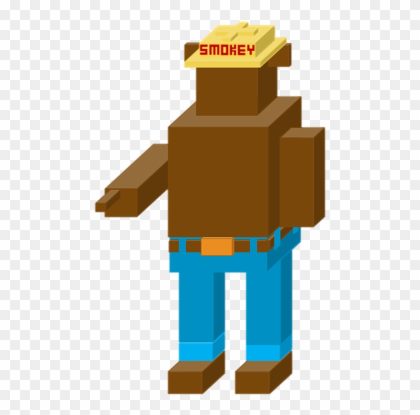 Smokey The Bear Png - Cartoon Clipart