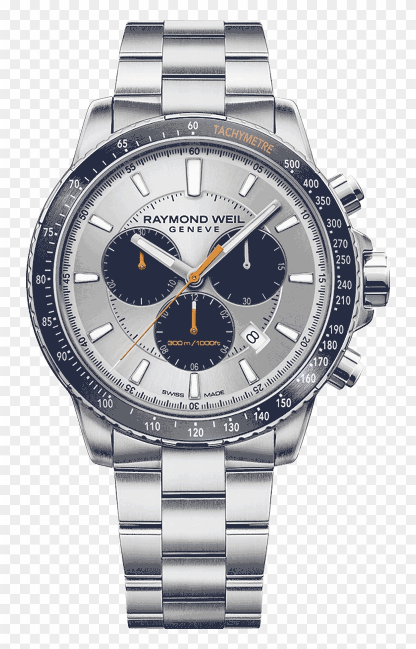 Tango Men's Blue Two-tone Quartz Chronograph Watch - Raymond Weil Tango Chronograph Clipart