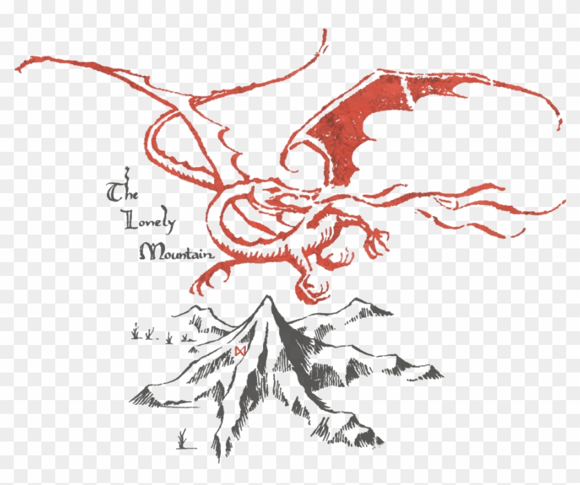 The Hobbit Smaug Kid's T Shirt - Smaug And The Lonely Mountain Clipart #5955439
