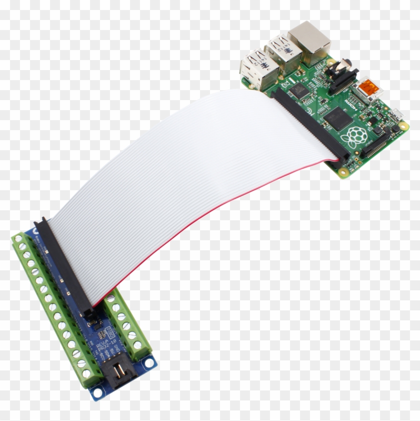 Screw Terminal Breakout Board With I2c For Raspberry - Raspberry Pi 3 Breakout Screw Clipart #5955546