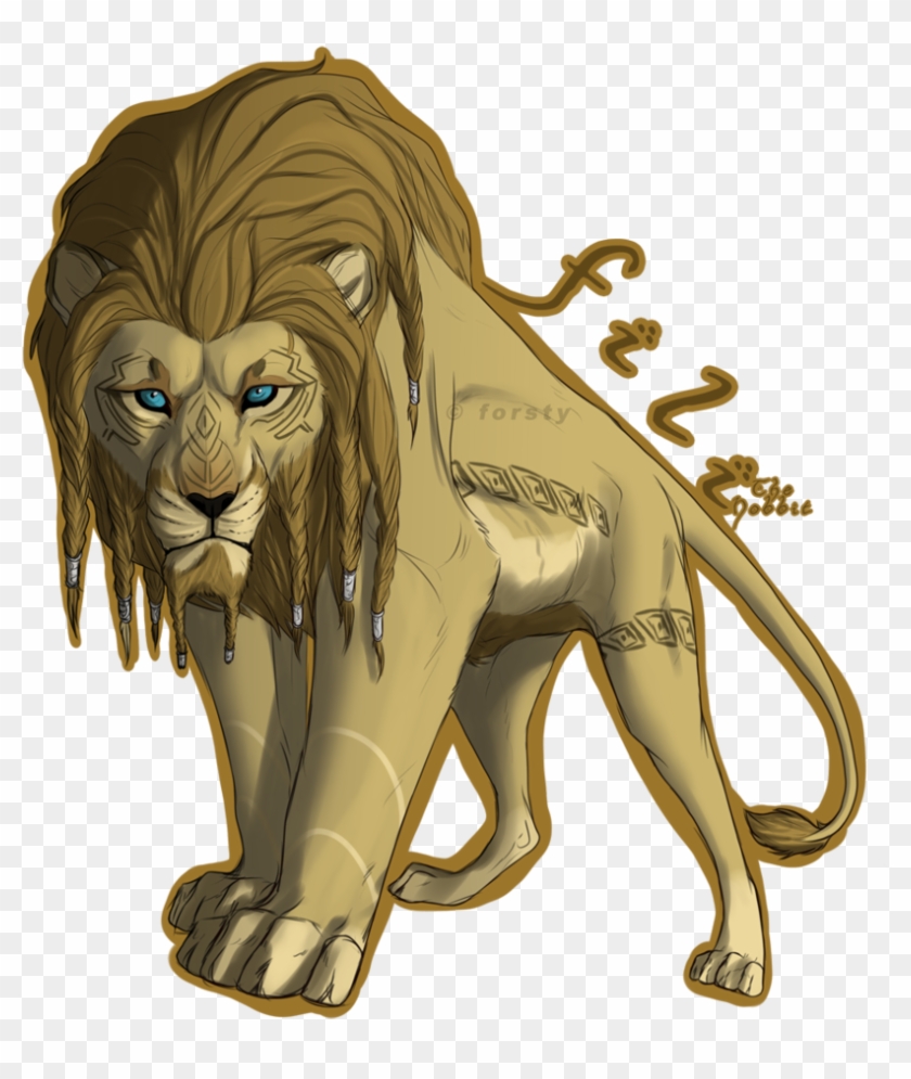 Lion Fili By Xforsty-d5ex4hp Fili And Kili, Lotr, - Masai Lion Clipart #5956019