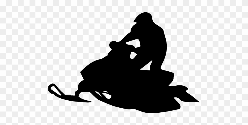 Lapland Activities Snowmobiles - Baby Silhouette Clipart #5956094