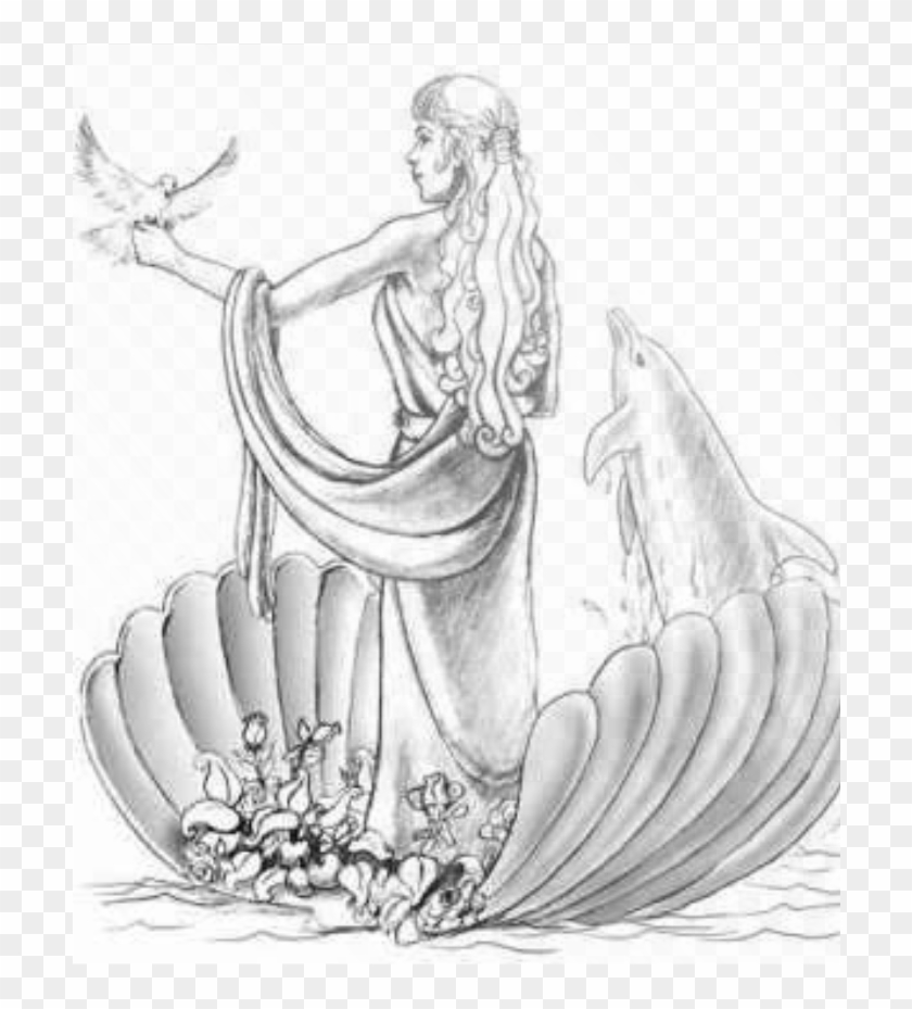 Aphrodite Goddess Of Love Clipart #5956543