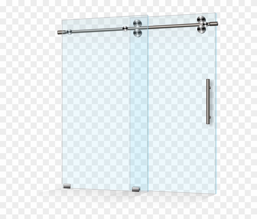 Glass & Mirrors - Glass Shower Doors Png Clipart