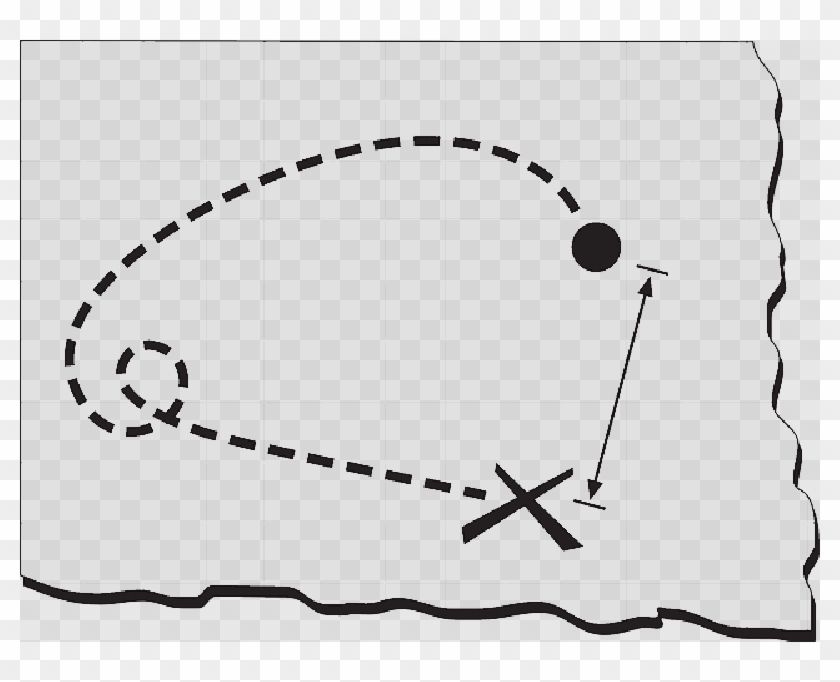 Black And White Pirate Map Clipart , Png - Treasure Map Lines Clip Art Transparent Png