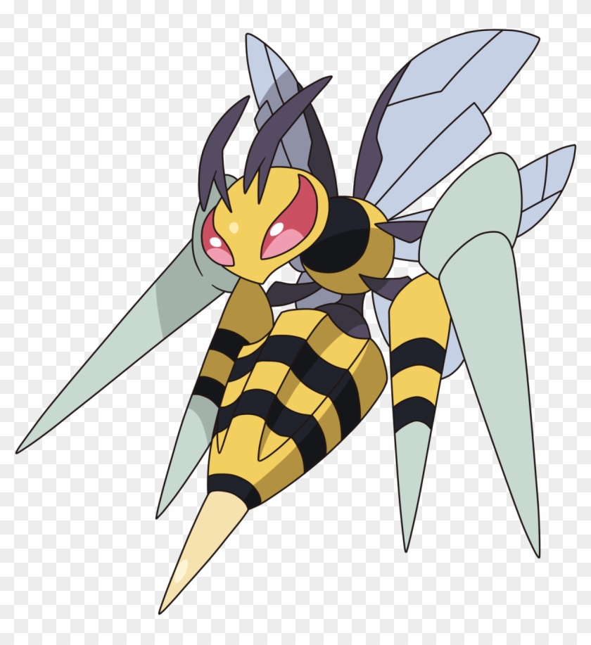 327kib, 1227x1279, 015 Mega Beedrill By Tzblacktd-da0u81g - Pokemon Mega Beedrill Clipart