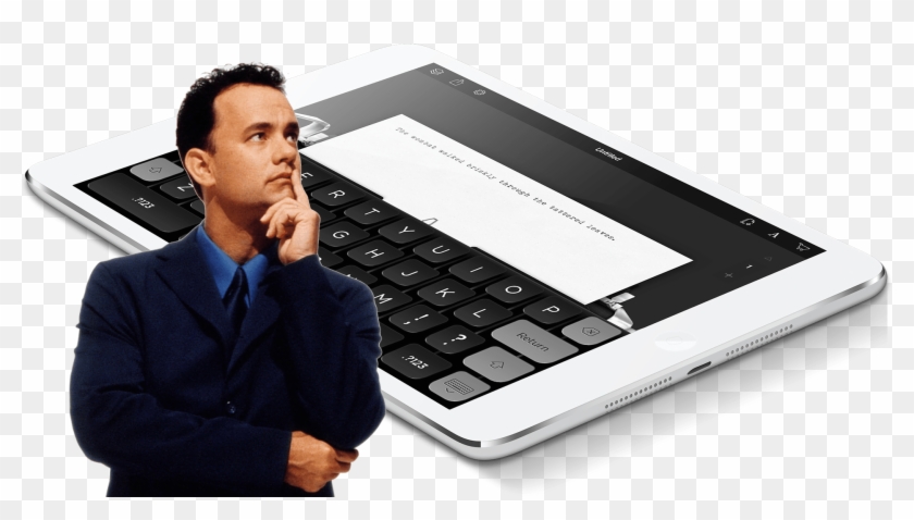 Apple Interviews Tom Hanks Via Twitter About His New - Businessperson Clipart