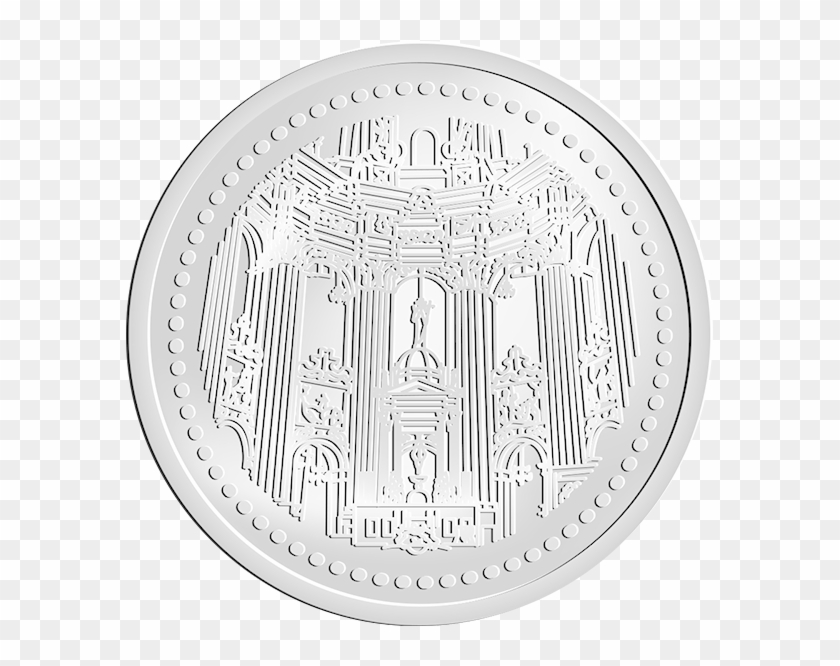 A Series Of Grand Artworks Fills The Sanctuary, Among - Circle Clipart