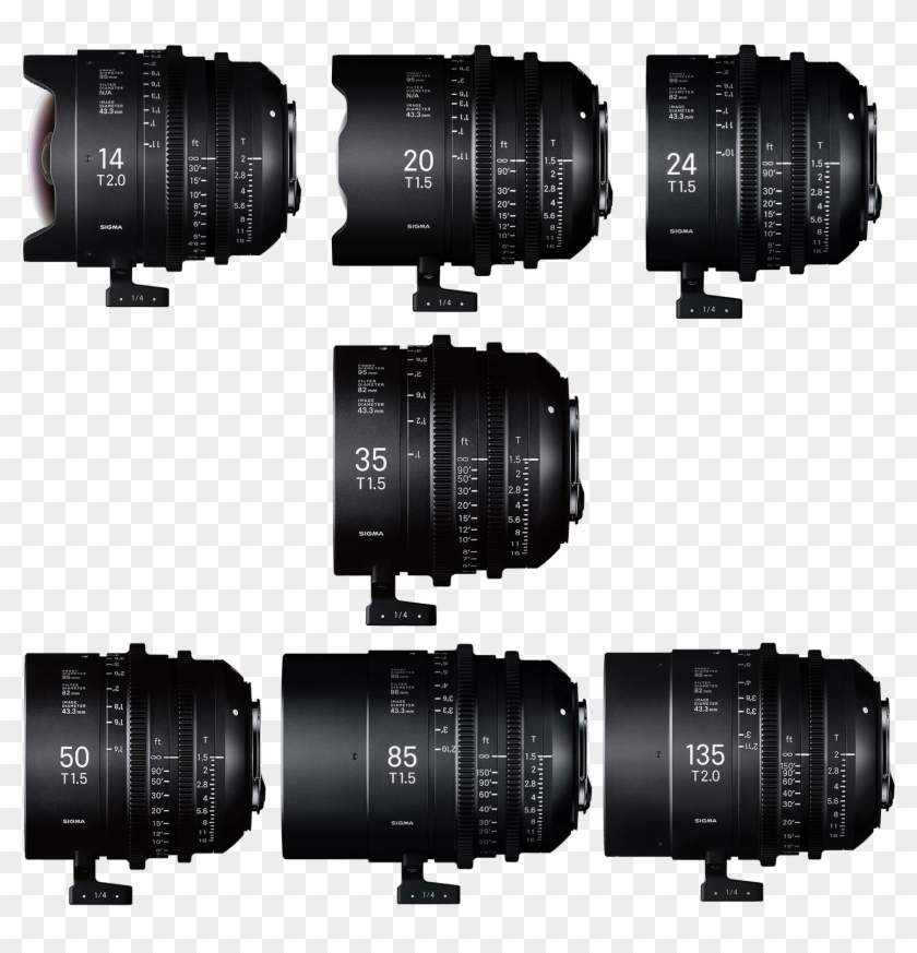 Now In Stock - Sigma Cine Prime Lens Clipart