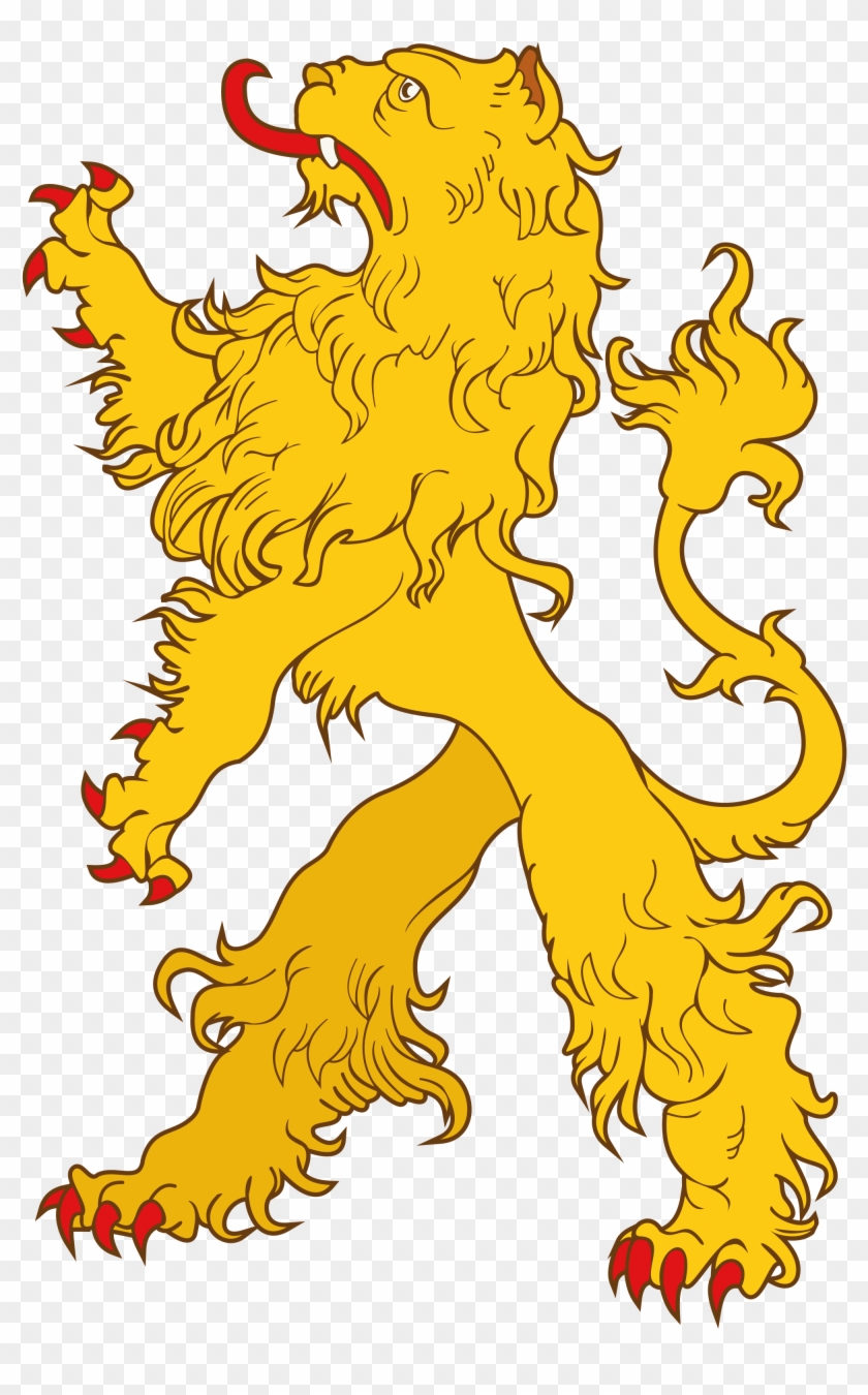 Heraldic Lion Lion Poster, Lion Design, Family Crest, - Lion Coat Of Arms Svg Clipart