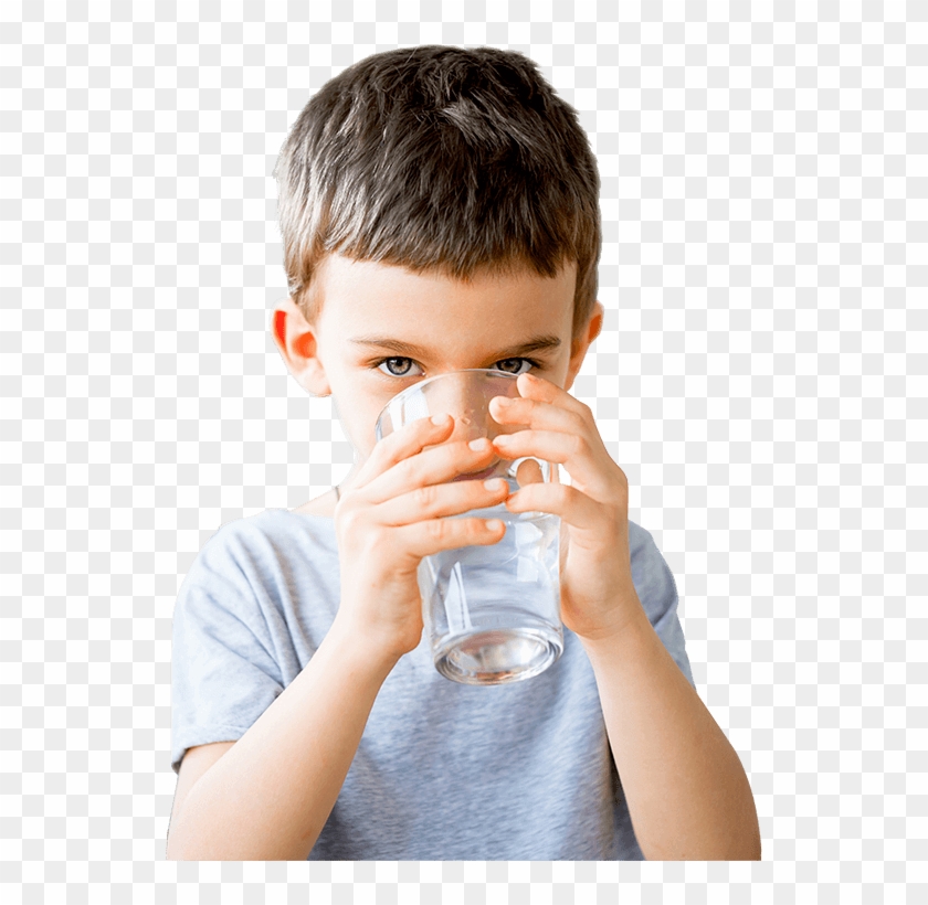 Healthy Habits Are Acquired In Childhood - Child Drinking Water Clipart