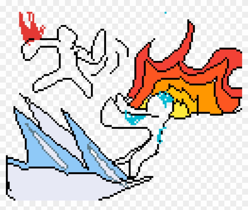 Fire And Ice - Deviantart Clipart