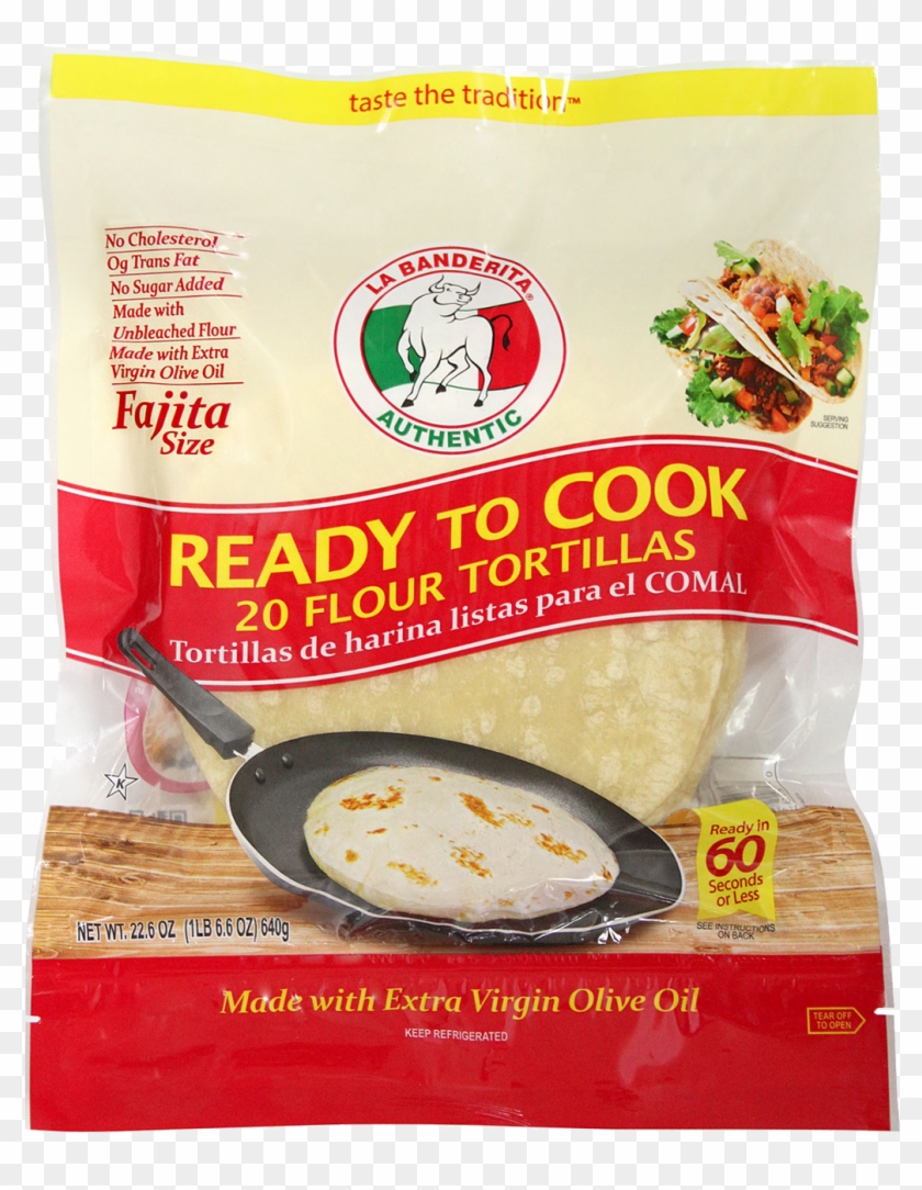 Ready To Cook Fajita Tortillas - La Banderita Clipart #5958455