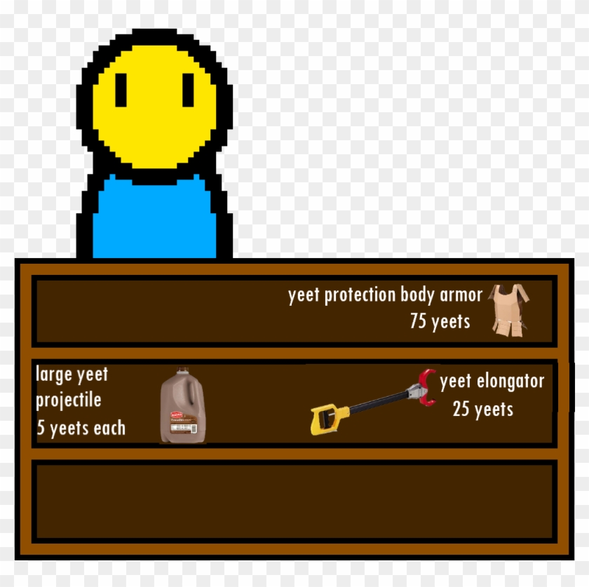 Welcome To My Yeet Shop - Cartoon Clipart