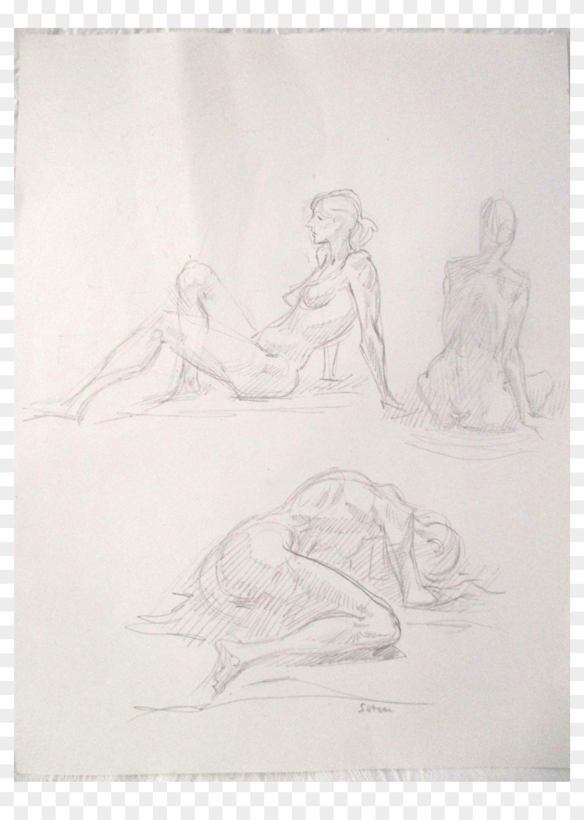 Sketchy Drawing Figurative Art Clipart