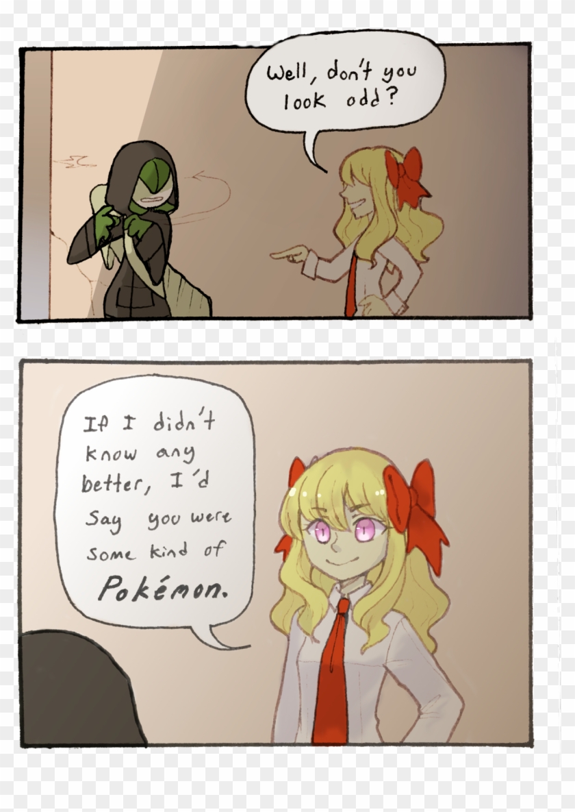 Art By Xy Blair Ask Melon And Aegislash , Png Download - Gardevoir Melon Comics Clipart