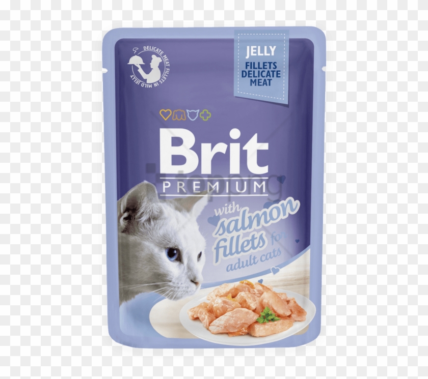 Brit Cat Food Reviews Png Image With Transparent Background - Brit Premium Cat Pouch 85 G Филе Форели В Желе Clipart #5959934