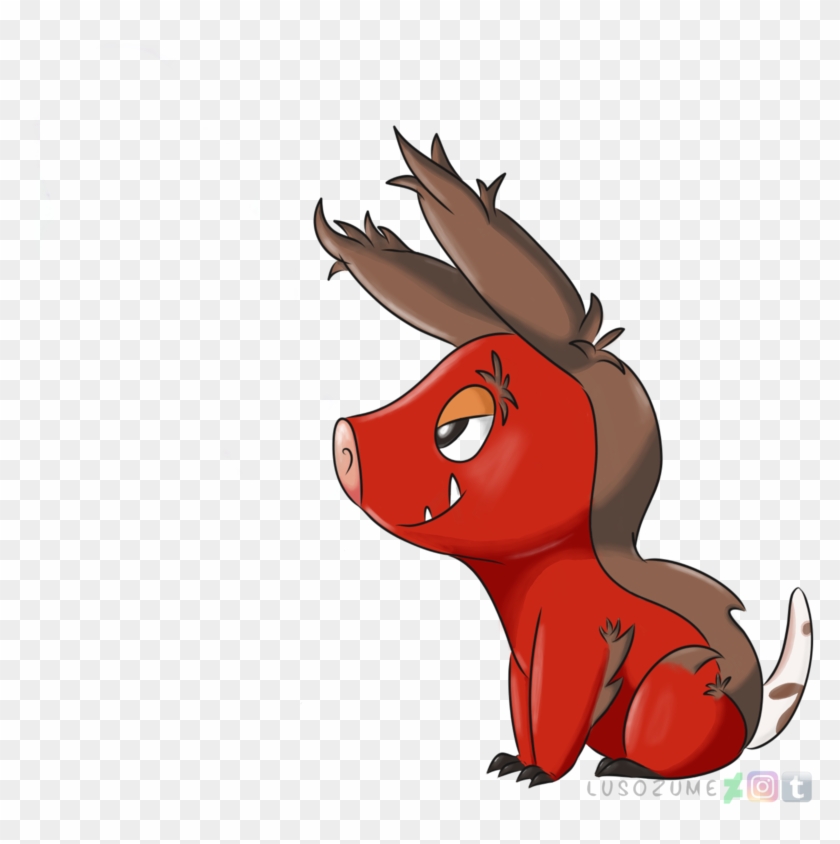 Tepig X Dragon By - Cartoon Clipart #5960056