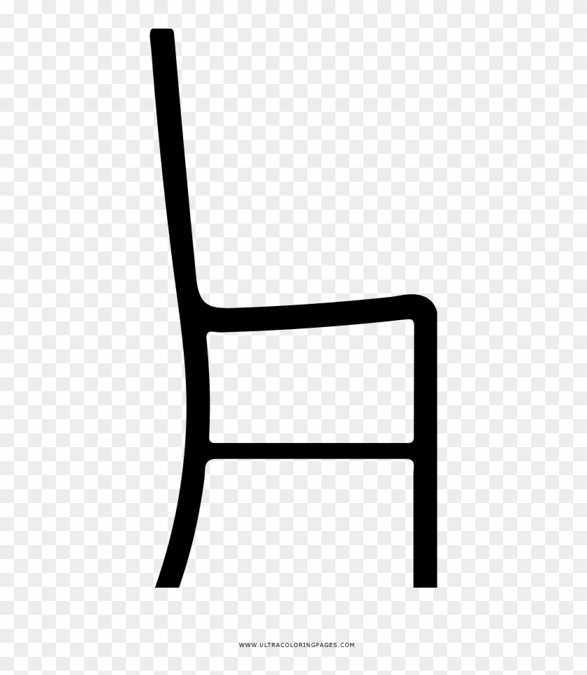 Silla Página Para Colorear - Chair Clipart