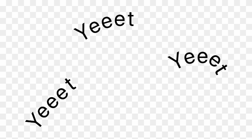 Yeet Sticker - Handwriting Clipart #5960125