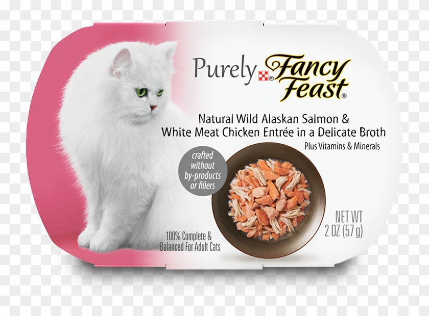 My Cat Thoroughly Enjoyed It - Fancy Feast Purely Cat Food Clipart