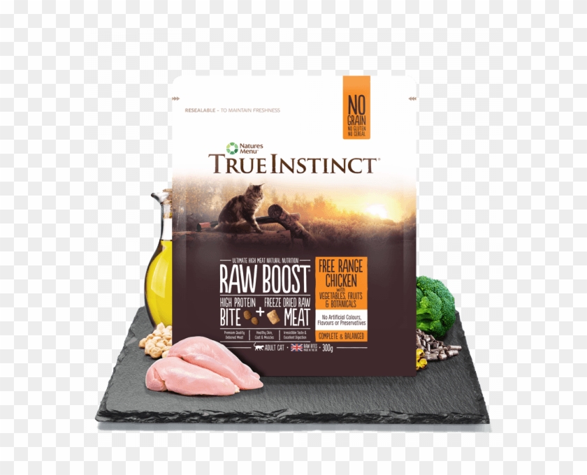 Raw Boost Adult Cat Free Range Chicken - True Instinct Raw Boost Cat Food Clipart