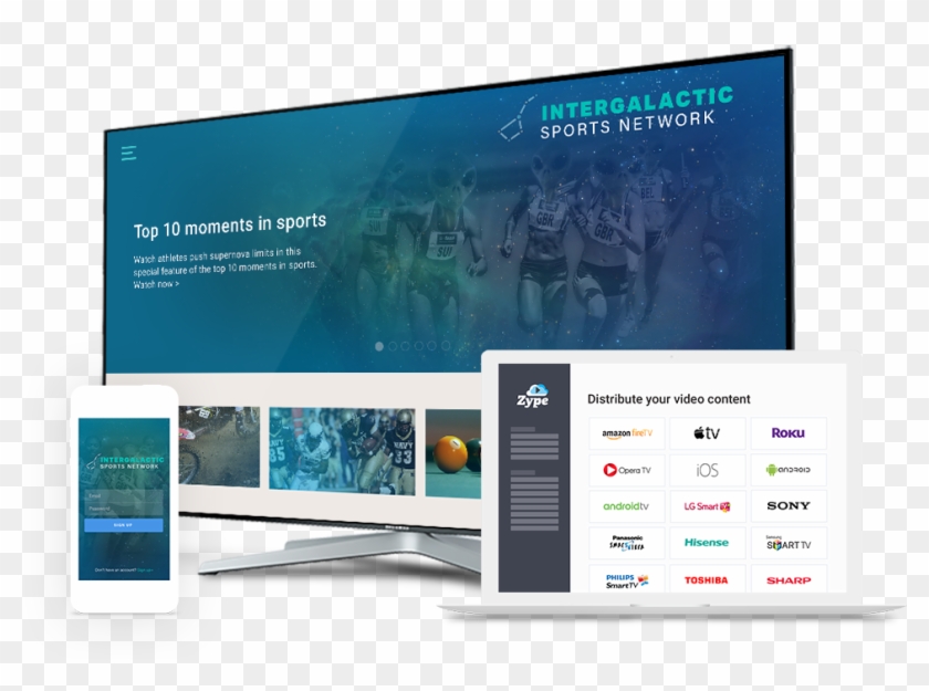 Apple Tv, Roku, Amazon Fire Tv, Ios, Android Mobile, - Display Advertising Clipart #5960676