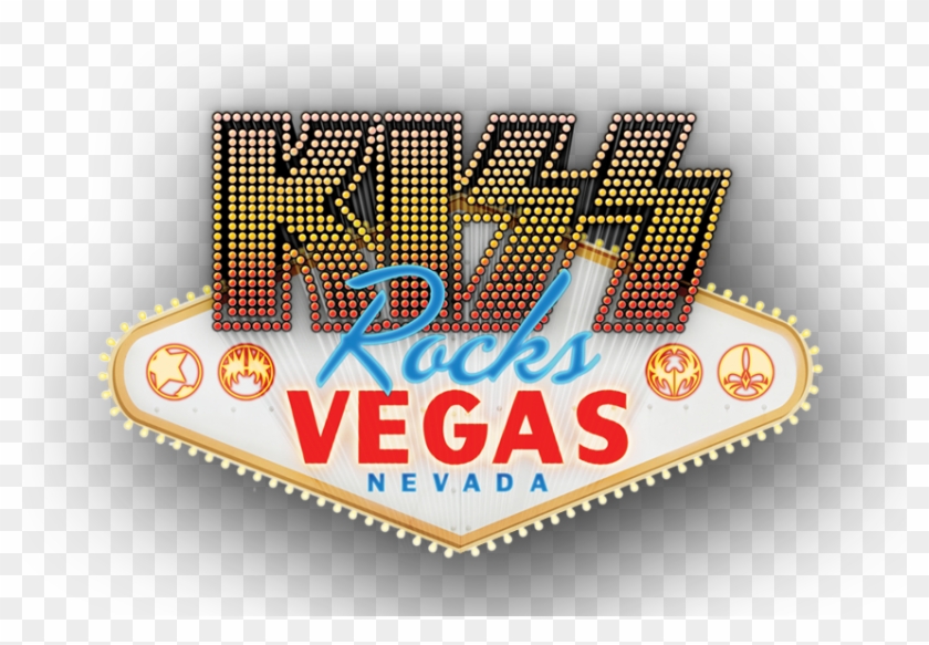 Kiss Rocks Vegas Logo Clipart