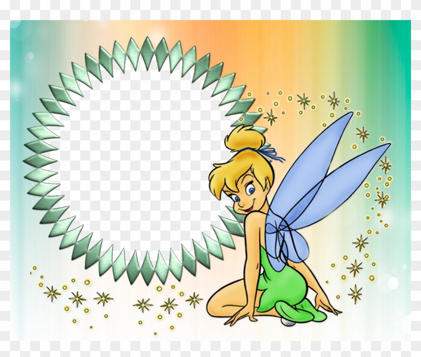 Marcos Gratis, Formato Png, Campanita, Princesas Disney, - Caratulas De Tinkerbell Para Cuadernos Clipart