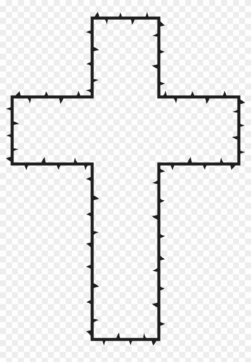 Cruz De Dibujo Clip Art Transparente Png - Salib Clipart