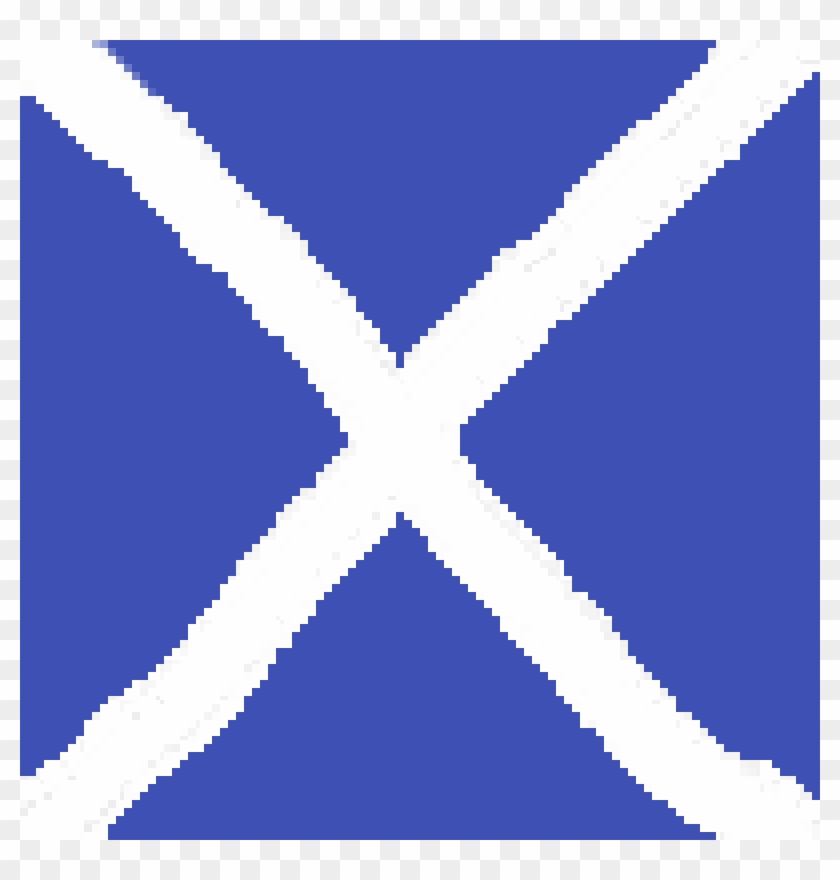 Scottish Flag - Colorfulness Clipart #5962012