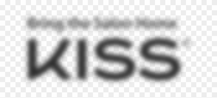 New Kiss Logo - Calligraphy Clipart