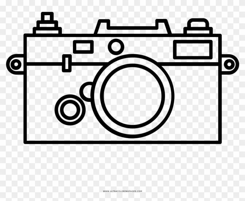 Cámara-fotográfica Página Para Colorear - Camera Para Colorear Clipart #5962252