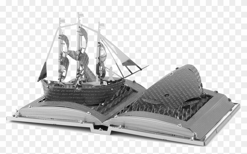 Libro Abierto, Moby Dick - Maqueta De Un Libro Clipart #5962496