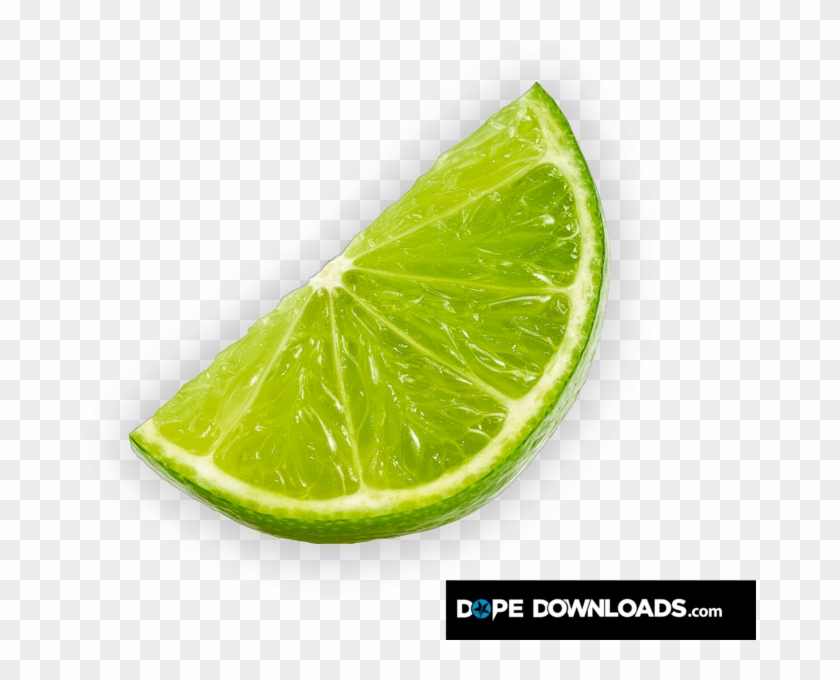 Lime Wedge - Lime Wedge Transparent Background Clipart #5963044