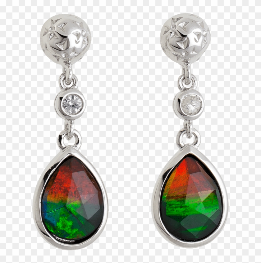Sterling Silver Teardrop Sapphire Emily Earrings By - Earrings Clipart