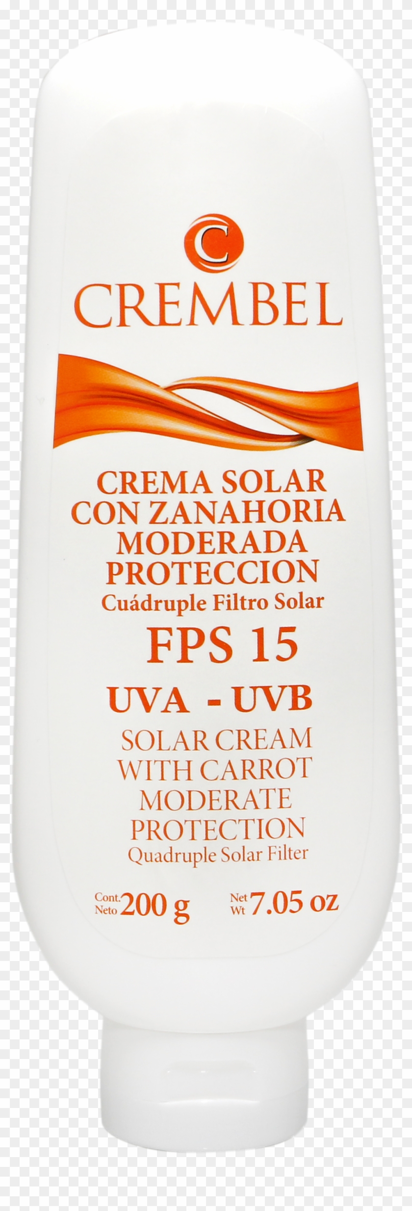 Crema Solar Con Zanahoria - Plastic Bottle Clipart #5963660