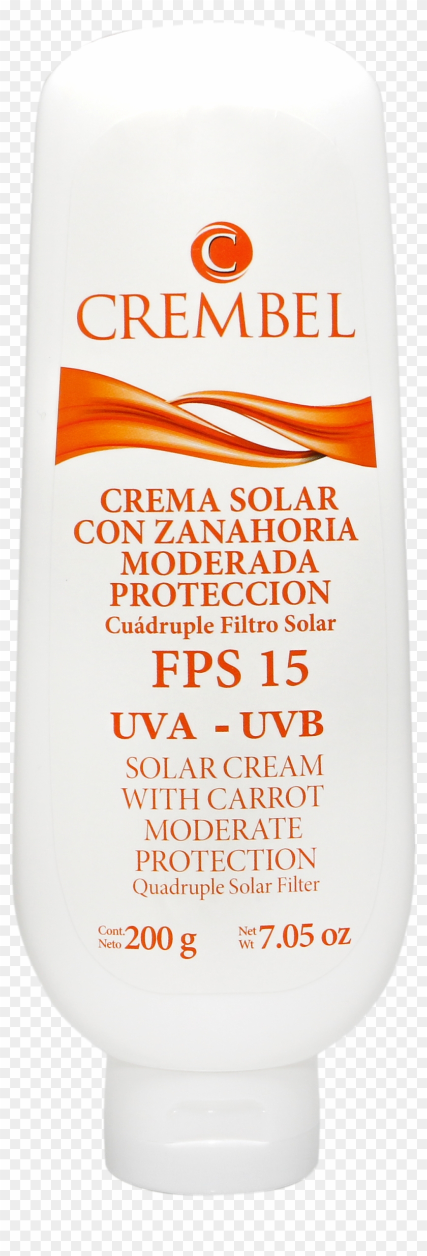 Crema Solar Con Zanahoria - Plastic Bottle Clipart