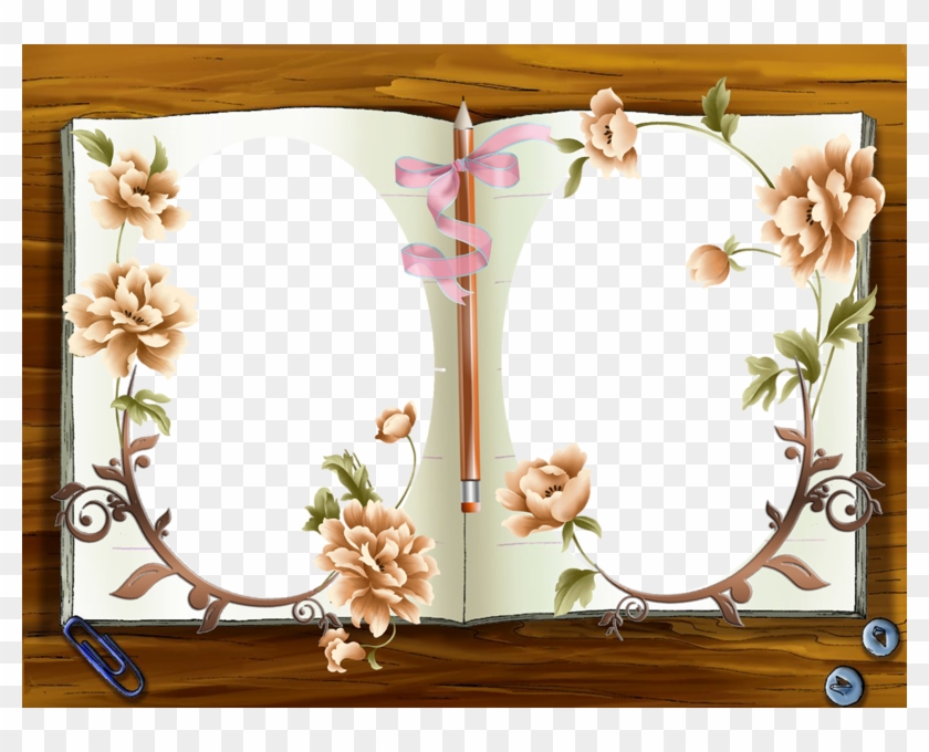 Cartas, Hojas, Pantalla, Libro, Libro Abierto, Amantes - Picture Frame Clipart