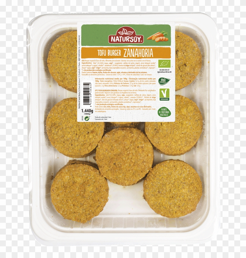 Hamburguesa De Tofu Y Zanahoria 18 Und - Cookies And Crackers Clipart #5963953