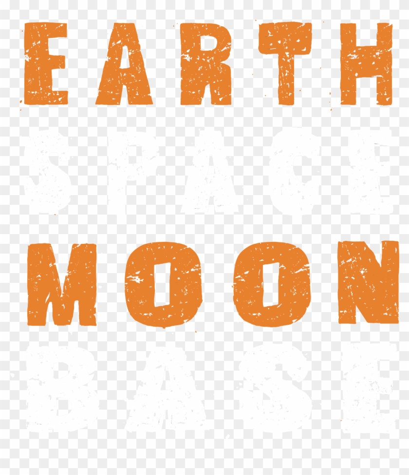 Earth Space Moon Base - Illustration Clipart #5964185